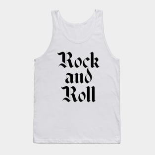 Rock and roll logo Tank Top